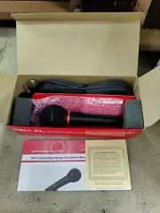 Brand New Audio-Technica Black Pro 4L Dynamic Microphone in Box w/ Cord Pair