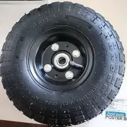 10" Pneumatic Tire Black 5/8" Hub 300lb Load Cap Garden/dump Cart, wheelbarrow