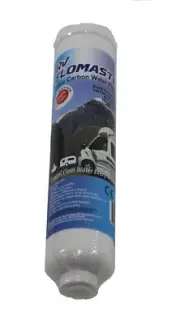 RV FLOMASTER INLINE WATER FILTER CARBON 5 MICRON CARTRIDGE CARAVAN JAYCO PARTS