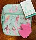 Pottery Barn LUNCH BOX BAG School Disney Mermaid Ariel princess pre K pink SET