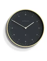 [Newgate] Mr Clarke Pale Wood Clock in Grey