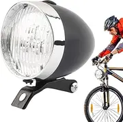 Lights for Bike, 3 LED Cycling Lights, Retro Waterproof Floodlight High-Lumen Visibility Rechargeable for Urban Commuting Long-Distance Touring Group