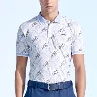 在飛比找momo購物網優惠-【PING】男款GOLF海錨吸濕排汗抗UV短袖POLO衫-淺