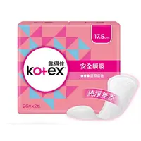 在飛比找蝦皮購物優惠-【Kotex靠得住】靠得住 安全瞬吸護墊加長17.5cm 純