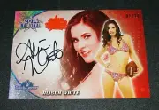 2015 Benchwarmer ALISON WAITE National #10 Orange Foil Auto/10 PLAYBOY Playmate