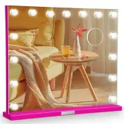 Monika 60*52cm Makeup Mirror With Dimmable Lights 15 LED Lighted Vanity Mirrors