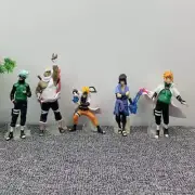 5pcs/set Anime Naruto Uzumaki Kakashi Sasuke PVC Figure Model Gifts US Seller