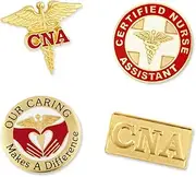 PinMart's CNA 4-Pin Set, no gemstone