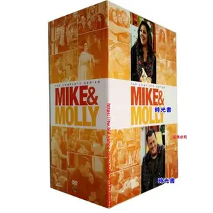 時光書 胖子的愛情 邁克和茉莉1-6季 Mike & Molly 17DVD 英文美劇