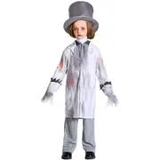 Halloween Party Zombie Bride Vampire Family Cosplay Party Costume Dress Up For Kids,Boy - 4-6 Years