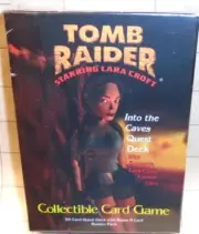 Tomb Raider Lara Croft CCG Starter SEALED 1st Print 1999 - Quest Deck