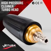 JET-USA 5000PSI Turbo Head Nozzle High Pressure Washer Water Cleaner 1/4 BSP