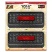 LED Autolamps Stop Tail Indicator Licence Reflector Light 10m Cable Twin Blister
