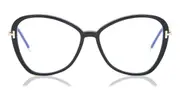 Tom Ford FT5769-B Blue-Light Block 001 Men's Glasses Black Size 56 - Private Health Rebate - Blue Light Block Available