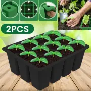 2Pcs Silicone Seed Starter Tray Reusable Silicone Seedling Tray Portable jeopi