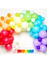 DIY Rainbow 78 Latex Balloon Garland Kit