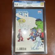 Original Sin 1 CGC 9.8 7/14 Young Variant, Death of the Watcher White Pgs{CGCB3}