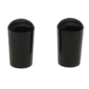 2x Black Metric Metal 3 Way Toggle Switch Tip Pickup Switch Knob for Epiphone