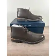Cole Haan Go to Lace Dark Roast Chukka Brown Boots Men’s Size 11 EU 44 New