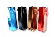 12 X Wine Bottle Bags Metallic Colour Gift Wrapping Wedding Party Carry Bag
