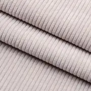 Durability Corduroy Fabric Solid Color Stripe Handmade Making Fabric Clothing for Furniture and Projects Light gray