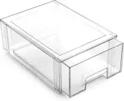 | Stackable Storage Drawers, Large - Clear | the CRATE COLLECTION | Storage Bins