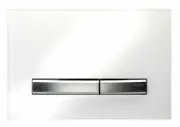 Geberit SIGMA-50 DUAL FLUSH PLATE 246x164mm Mechanical Front Press AKRIL WHITE