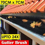 Gardeon Gutter Guard Brush Roof Leaf Twig Filter Gutter Brush Home Garden DIY