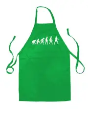Evolution of Man Table Tennis - Unisex Kids Apron - Ping Pong Equipment Bat Ball