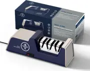 Electric Knife Sharpener for 15 to 20-Degree Knives 100% Diamond Abrasive Guides
