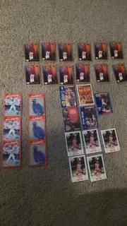 michael jordan cards lot & ken griffey jr 3 error cards rare!