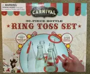 30 pcs. glass bottle ring toss game - Carnival Bring It Home - Setup Your Own.