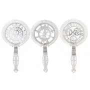 Stainless Steel Strainer Ice Filter Cocktail Wine Mixology tender Tool