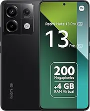 Xiaomi Redmi Note 13 Pro 5G + 4G LTE Phone (for Tmobile Mint Tello & Global) (256GB + 8GB) 6.67" 200MP Triple Global Bands Unlocked Mobile Phone (Midnight Black)