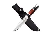 Survivor Wooden Handle Fixed Knife with Nylon Sheath 266mm (K-HK-781S)