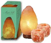 Salt Lamps Punjab Pakistan (1 Lamp & 2 Candle Holders MAGIC SALT LIGHTING FOR YOUR SOUL®