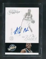 2012/13 PANINI SIGNATURES Auto ALEC BURKS #22 UTAH JAZZ - Univ of Colorado