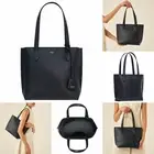OROTON Shopper Tote Bag Anna Shoulder Pebble Leather Mini Denim Blue NWT Dustbag