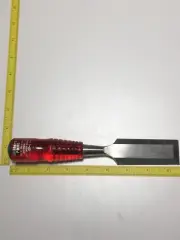 VTG Millers Falls No.30-07-1 1/4” Chisel Permaloid Red Handle Cabinetmakers Tool
