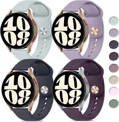 4 PACK Sport Bands for Samsung Galaxy Watch 7 Band 40M 44Mm, Galaxy Watch 6 Clas