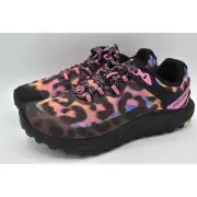 Merrell Womens Size 7 Antora 3 Pink Rainbow Leopard Trail Running Shoes Sneakers