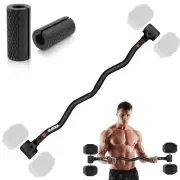 Dumbbell Converter to EZ curl barbell Set - Adjustable weights & Up to 200 lb...