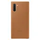 SAMSUNG Galaxy Note10皮革背蓋 棕