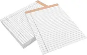 HOODANCOS Daily Schedule Notepad 10 Pack Legal Pads Perforated Notebook Memo Pads Wide Ruled Business Notebook 30 Pages Each