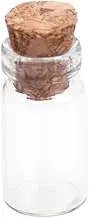MINAOLULUS 1 Pack Mini Glass Wish Jars with Cork Stoppers for DIY Messages Weddings and Party Favors Versatile Glass Bottles for Crafting and Decoration
