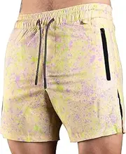 [Generic] Men Athletic Shorts with Pockets Casual Jogging Breathable Men's Summer Shorts Shorts Retro Sports Men's Shorts Shorts Workout