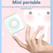 Mini Pocket Thermal Printer Wireless Bluetooth Photo Inkless Printing USB Paper