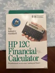 Vintage Brand New HP 12C FINANCIAL CALCULATOR