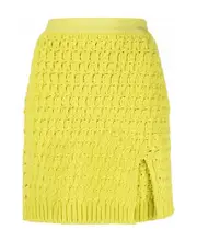 Bottega Veneta Heavyweight Mini Skirt XS Green