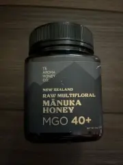 The Aroha Honey Co. New Zealand Raw Multifloral Manuka Honey MGO 40+ 2.2 Lb